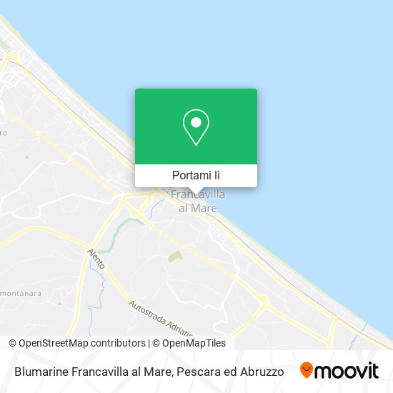 Mappa Blumarine Francavilla al Mare