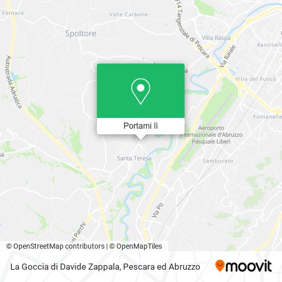 Mappa La Goccia di Davide Zappala