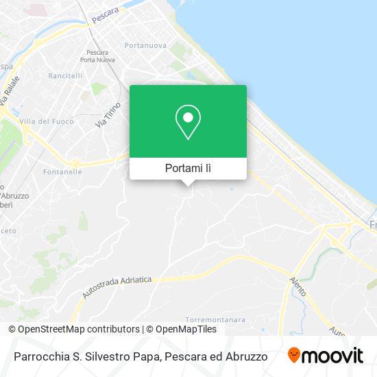 Mappa Parrocchia S. Silvestro Papa