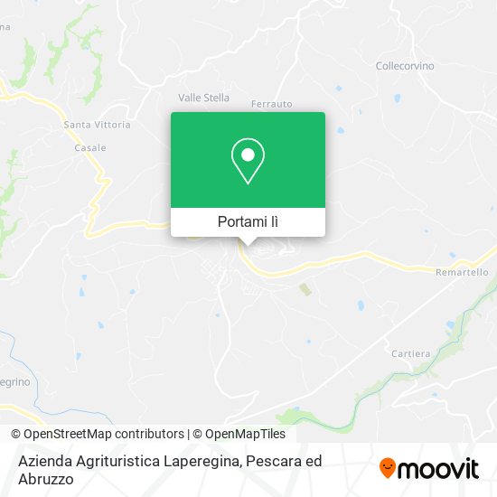 Mappa Azienda Agrituristica Laperegina