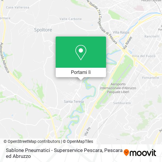 Mappa Sablone Pneumatici - Superservice Pescara