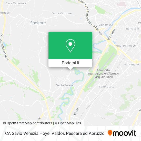 Mappa CA Savio Venezia Hoyel Valdor