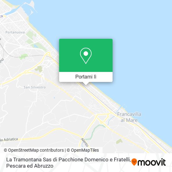 Mappa La Tramontana Sas di Pacchione Domenico e Fratelli