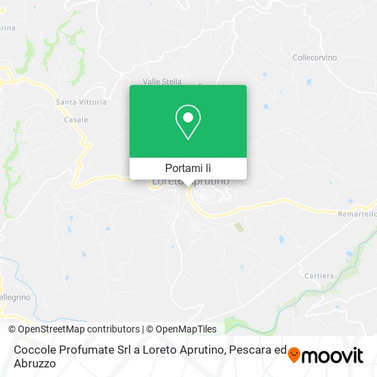 Mappa Coccole Profumate Srl a Loreto Aprutino