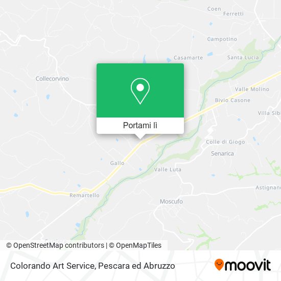 Mappa Colorando Art Service