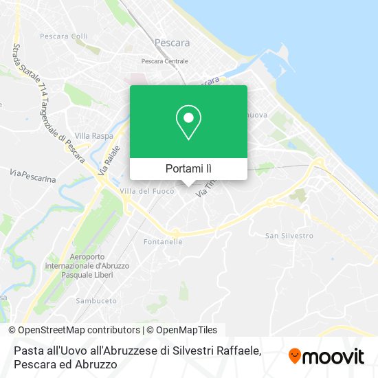Mappa Pasta all'Uovo all'Abruzzese di Silvestri Raffaele