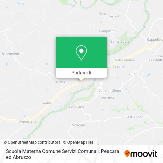 Mappa Scuola Materna Comune Servizi Comunali