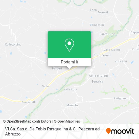 Mappa VI.Sa. Sas di De Febis Pasqualina & C.