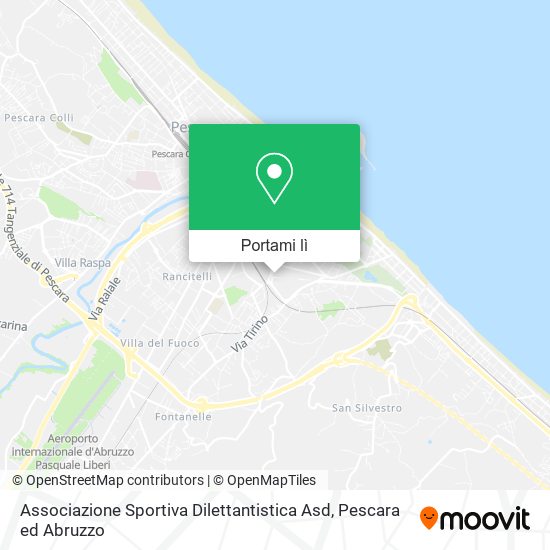 Mappa Associazione Sportiva Dilettantistica Asd