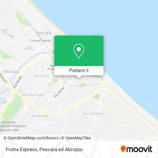 Mappa Frutta Express