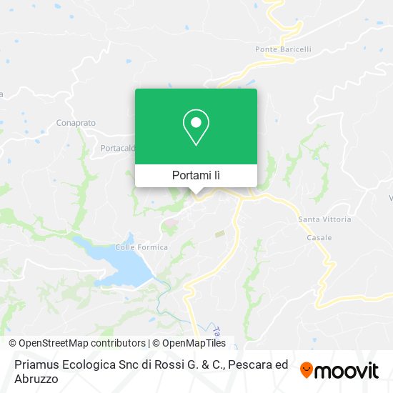 Mappa Priamus Ecologica Snc di Rossi G. & C.