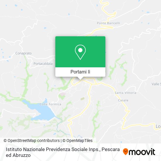 Mappa Istituto Nazionale Previdenza Sociale Inps.
