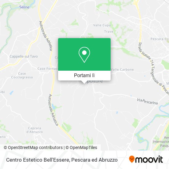 Mappa Centro Estetico Bell'Essere