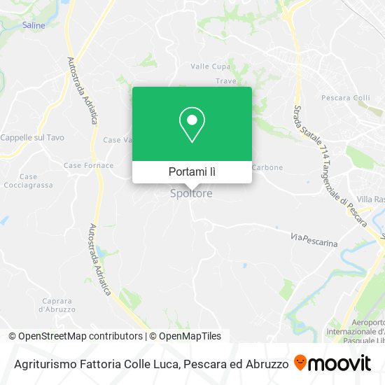 Mappa Agriturismo Fattoria Colle Luca