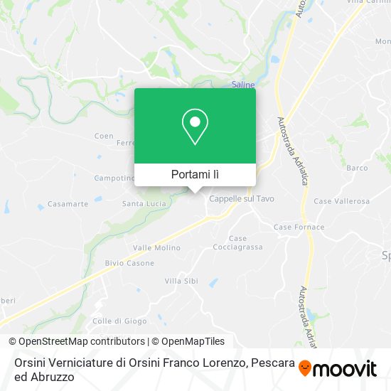 Mappa Orsini Verniciature di Orsini Franco Lorenzo