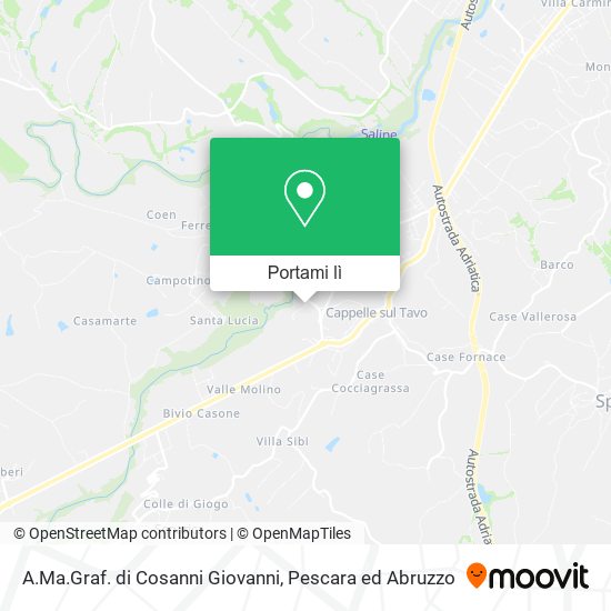 Mappa A.Ma.Graf. di Cosanni Giovanni