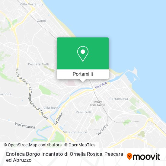 Mappa Enoteca Borgo Incantato di Ornella Rosica