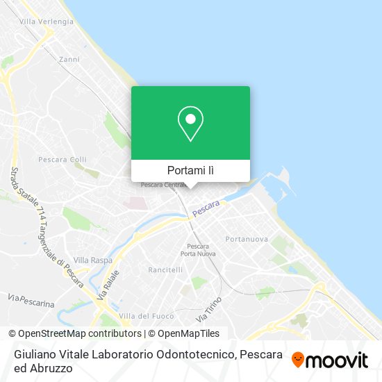 Mappa Giuliano Vitale Laboratorio Odontotecnico