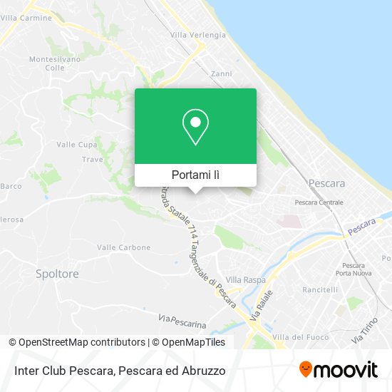 Mappa Inter Club Pescara