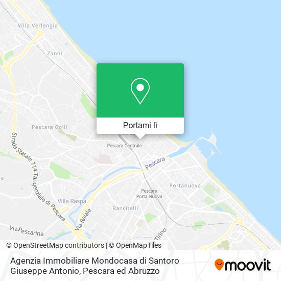 Mappa Agenzia Immobiliare Mondocasa di Santoro Giuseppe Antonio