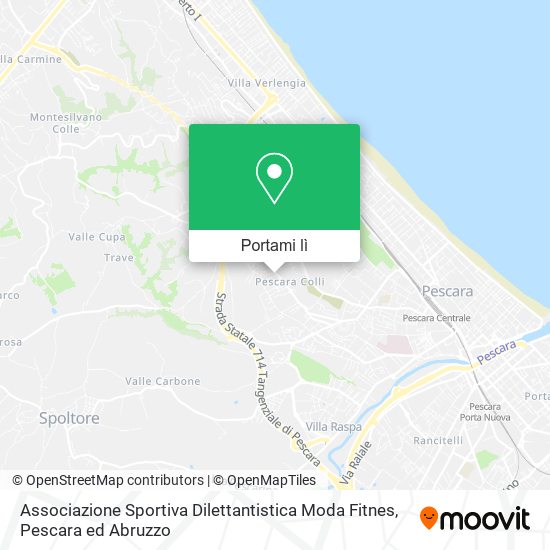 Mappa Associazione Sportiva Dilettantistica Moda Fitnes
