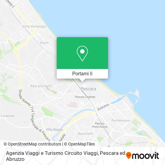 Mappa Agenzia Viaggi e Turismo Circuito Viaggi