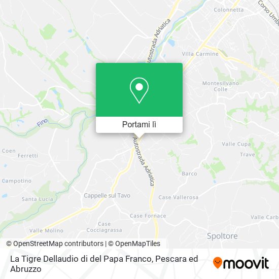 Mappa La Tigre Dellaudio di del Papa Franco