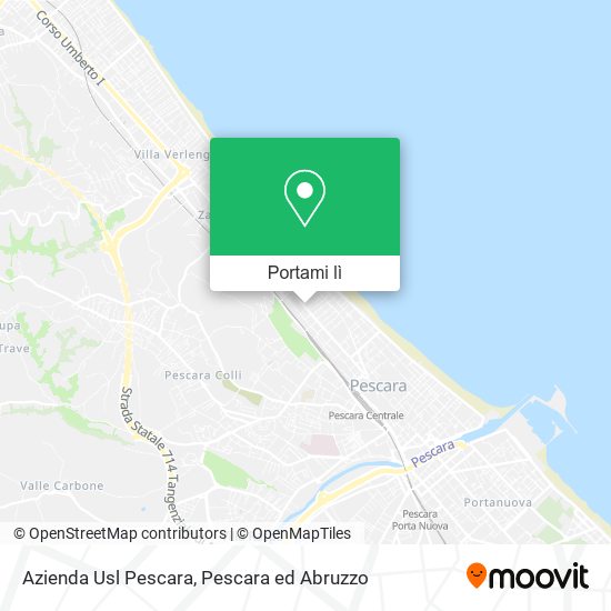 Mappa Azienda Usl Pescara
