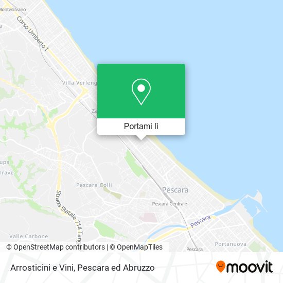 Mappa Arrosticini e Vini