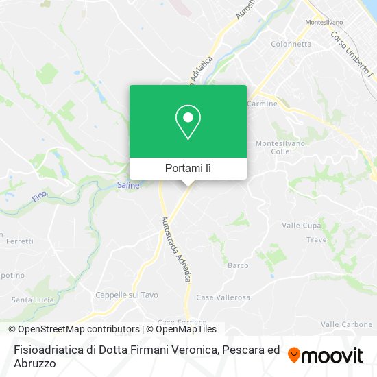 Mappa Fisioadriatica di Dotta Firmani Veronica