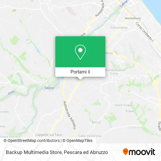 Mappa Backup Multimedia Store
