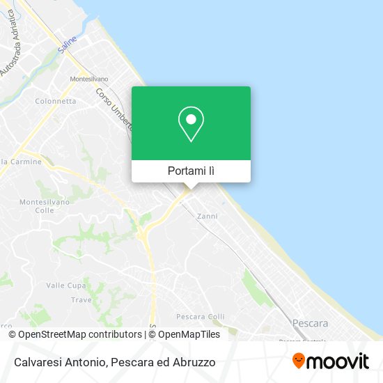 Mappa Calvaresi Antonio