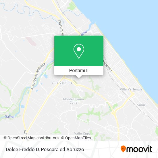 Mappa Dolce Freddo D