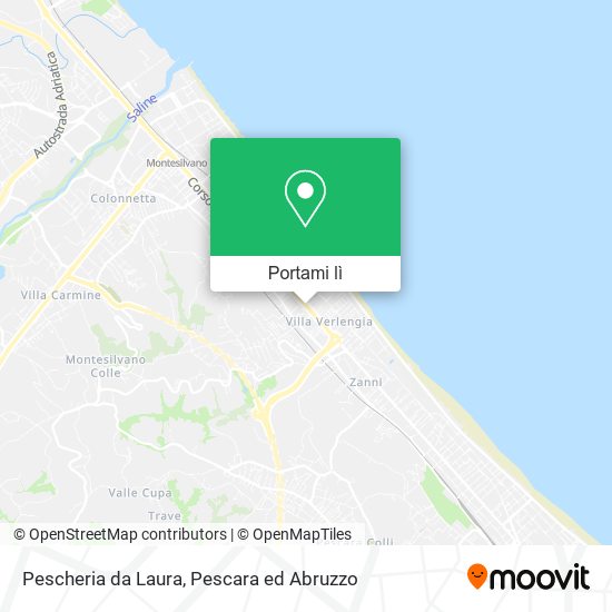 Mappa Pescheria da Laura