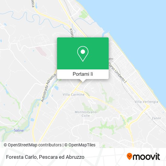 Mappa Foresta Carlo