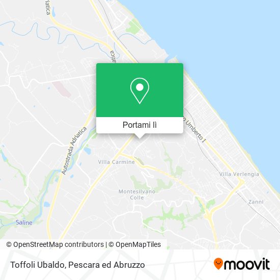 Mappa Toffoli Ubaldo