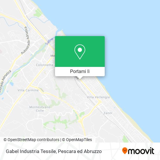 Mappa Gabel Industria Tessile