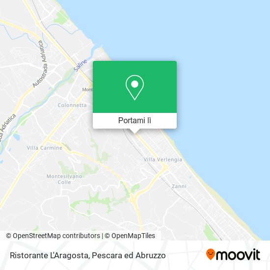 Mappa Ristorante L'Aragosta