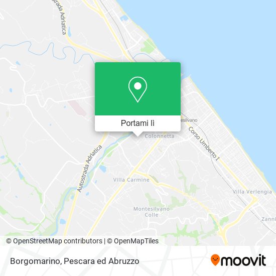 Mappa Borgomarino