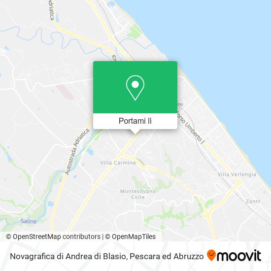 Mappa Novagrafica di Andrea di Blasio