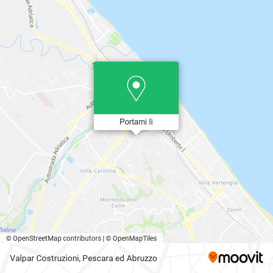 Mappa Valpar Costruzioni