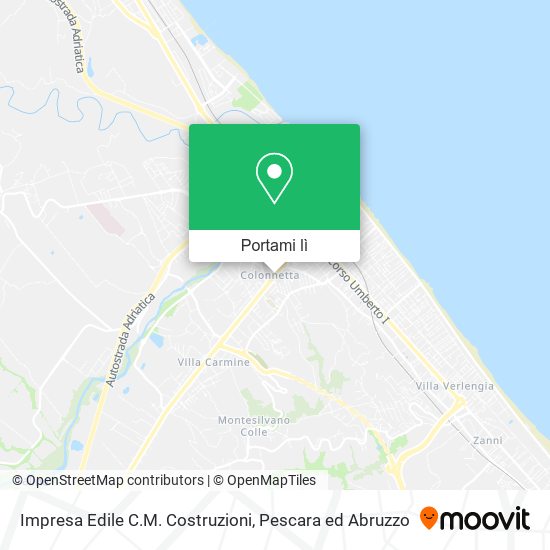 Mappa Impresa Edile C.M. Costruzioni