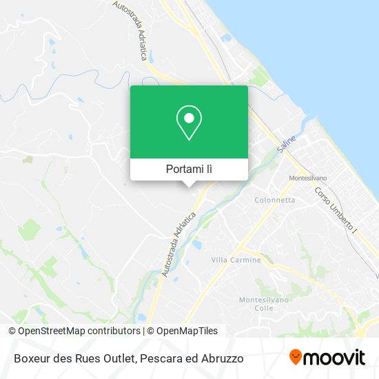 Mappa Boxeur des Rues Outlet