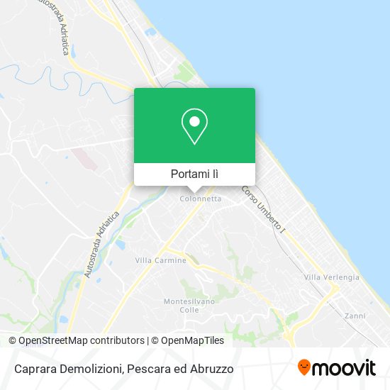 Mappa Caprara Demolizioni