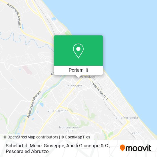 Mappa Schelart di Mene' Giuseppe, Anelli Giuseppe & C.