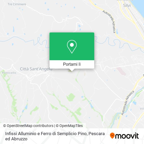 Mappa Infissi Alluminio e Ferro di Semplicio Pino