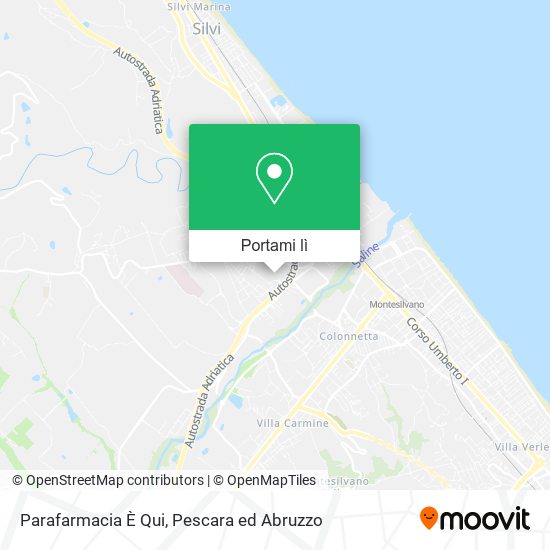 Mappa Parafarmacia È Qui