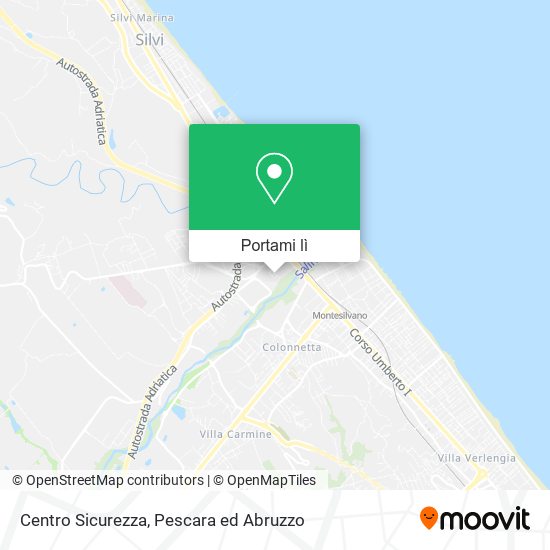 Mappa Centro Sicurezza