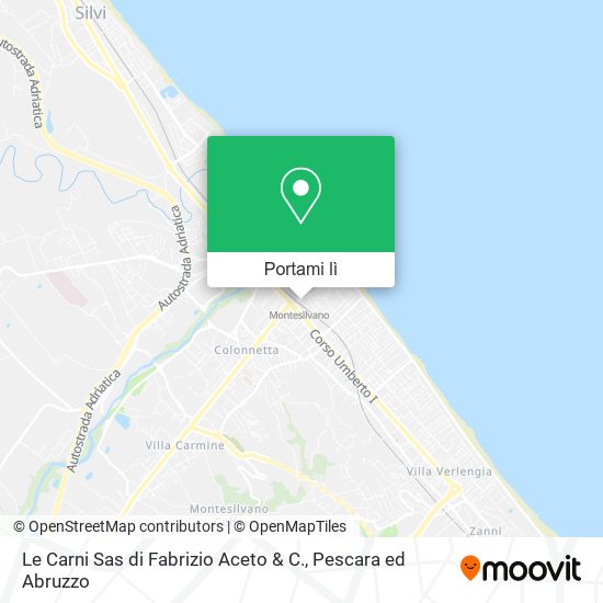 Mappa Le Carni Sas di Fabrizio Aceto & C.