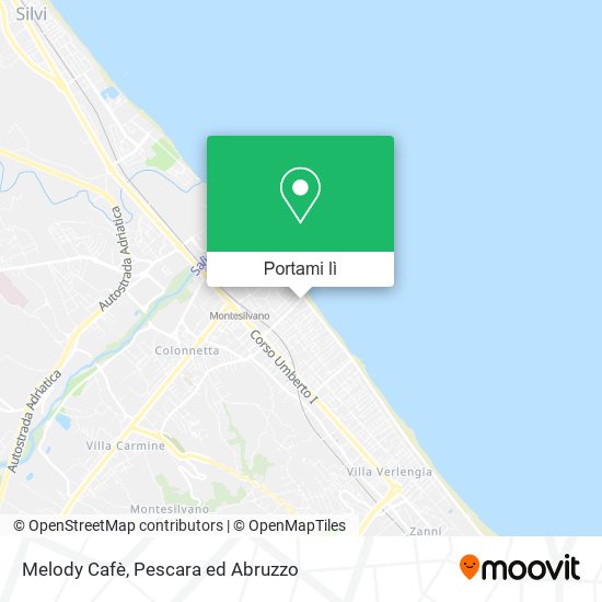 Mappa Melody Cafè